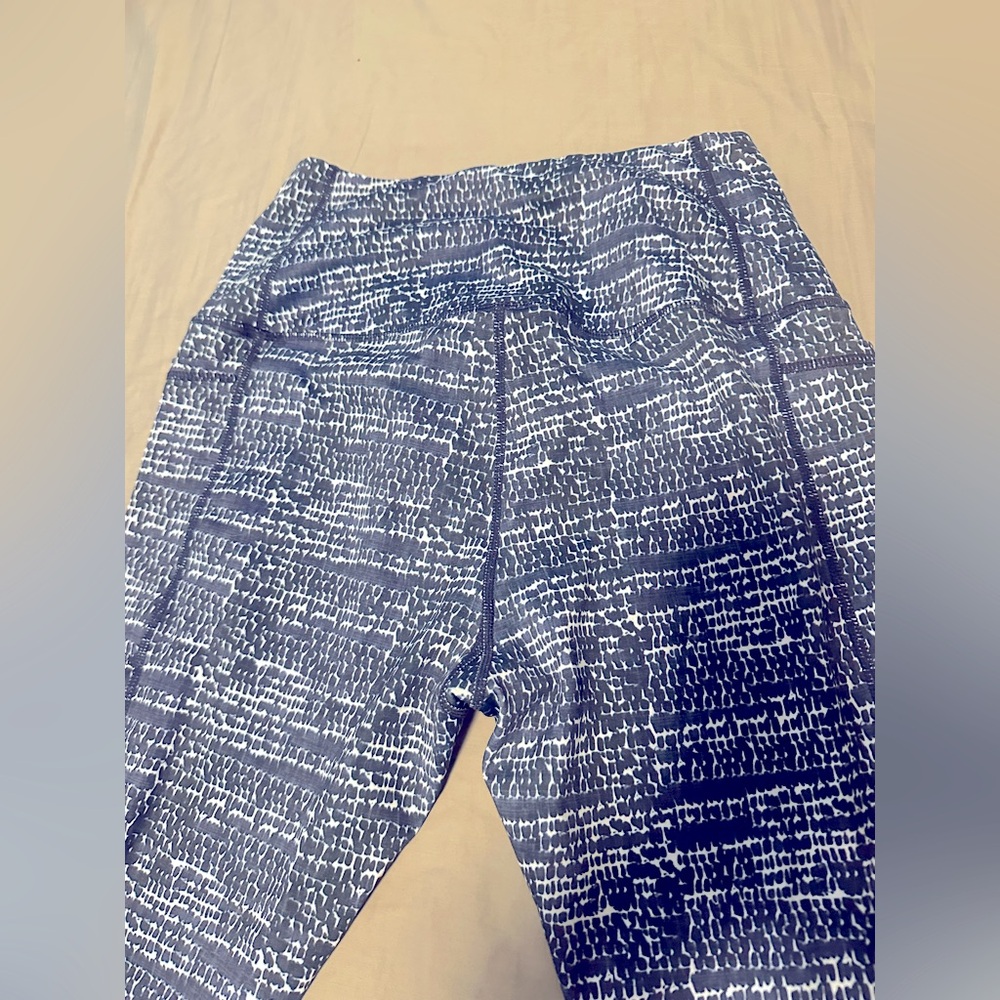 Cleo Harper, Forte Legging, color: stamp (navy blue/white), Size XL, no peeling